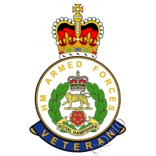 Royal Hampshire Regiment HM Armed Forces Veterans Sticker